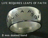 ring - life requires leaps of faith